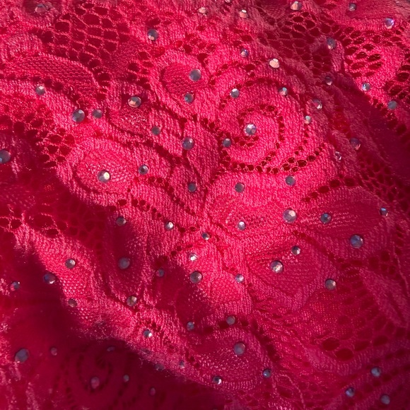 Sherri Hill Pink Lace Dress - Picture 6 of 6